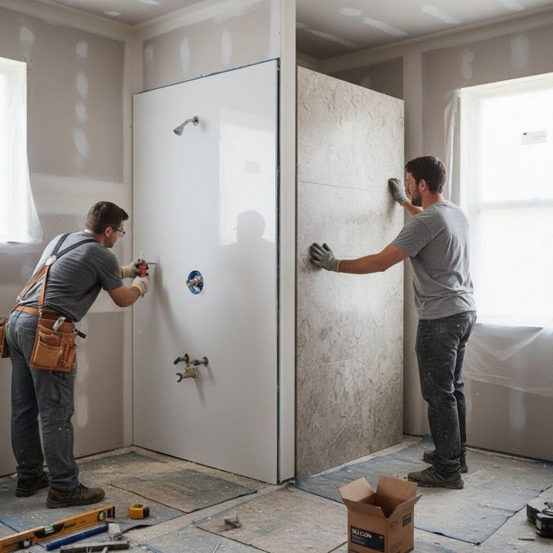Our team working on Bathroom Remodeling projects in Moultonborough, NH