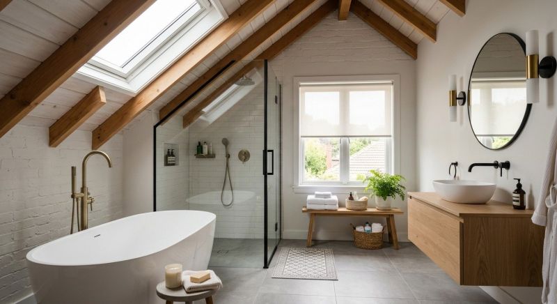 Attic Bathroom Remodeling in Moultonborough, NH