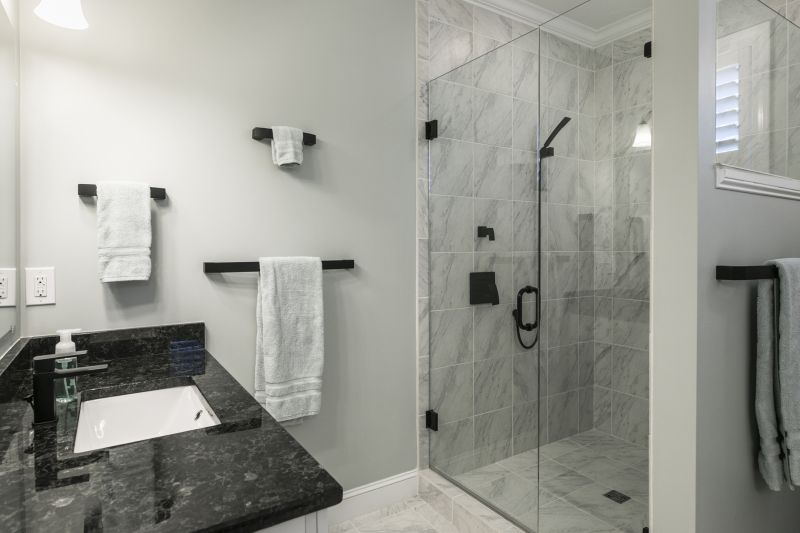 Granite Shower Installation in Moultonborough, NH