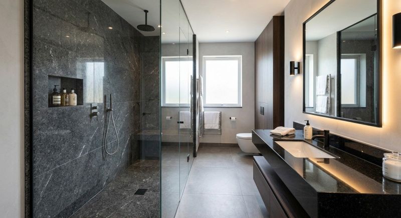 Granite Shower Installation in Moultonborough, NH