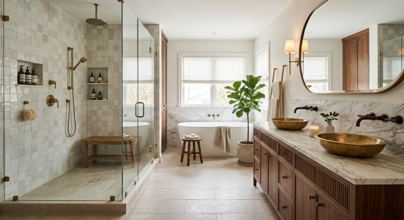 Luxury Bathroom Installation in Moultonborough, NH